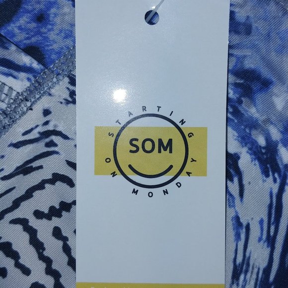 S.O.M. (IAB | MFG.) Blue Leopard 5" Pocket Shorts - Picture 9 of 10